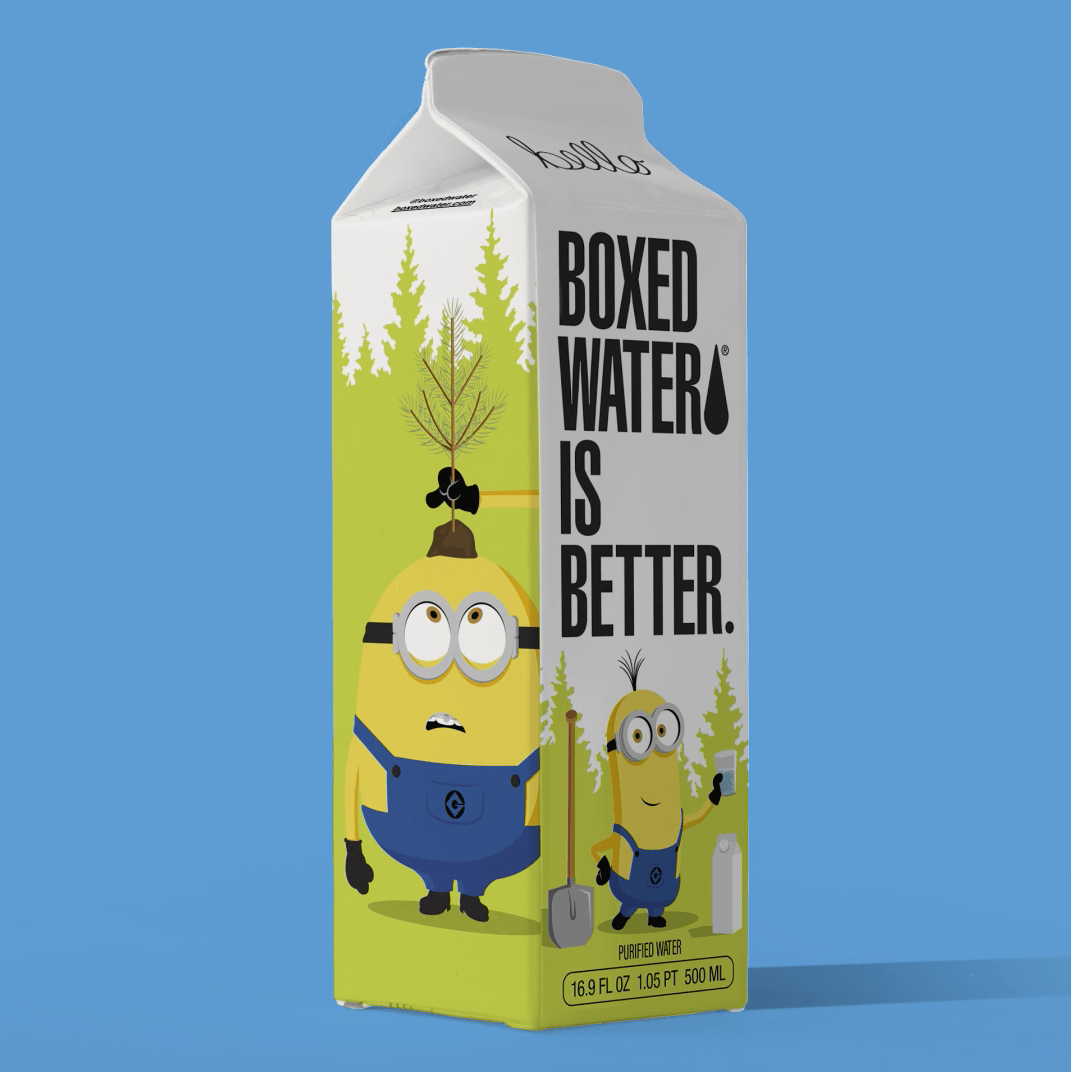 Boxed Water + Universal Studios Cobrand